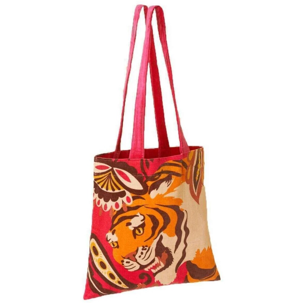 Powder
Velvet Tote Bag - Roaring Tiger - Picture 3 of 12